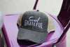 Soul Grateful Trucker Cap (Black/Tan)